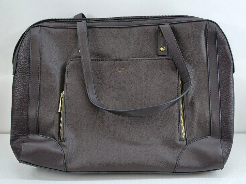 TUTILO New York Dark Brown TUTILO Large Bag For Laptop/Business